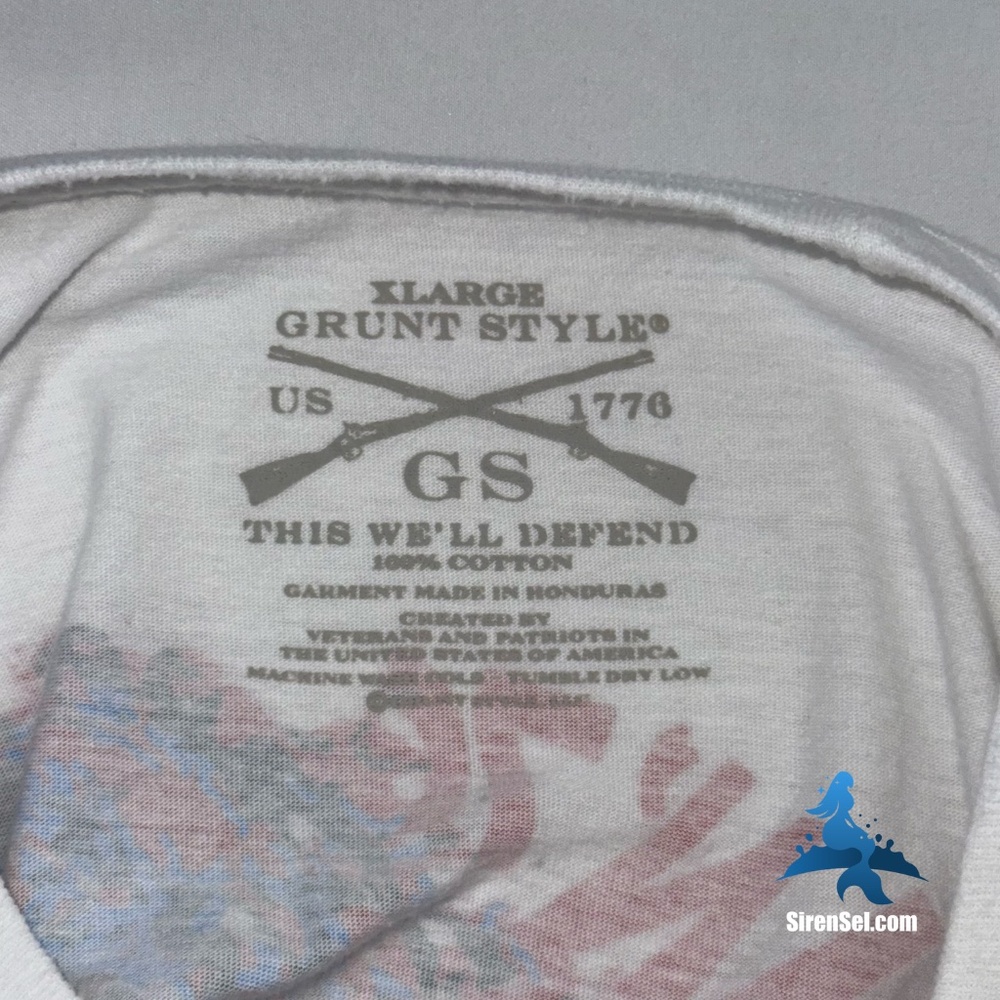 1124 Grunt Style Surfin’ 76 Limited Edition Graphic Tee – XL – White - Picture 7 of 8